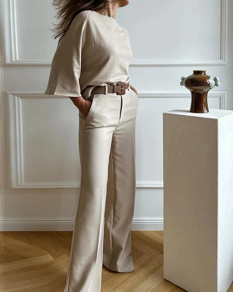 Kamari | Smart Casual 2-teiliges Set für Damen - Lounge-, Büro- und Reise-Outfit