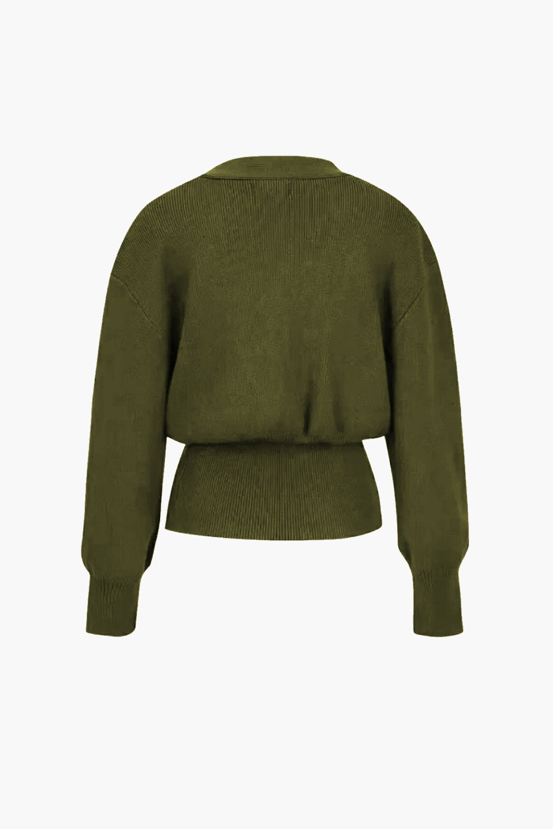 Zarelle | Elegante Strickjacke für Damen - Goldknopf-Detail, schicker Pullover