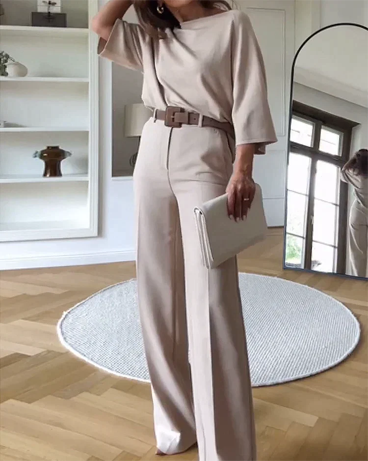 Kamari | Smart Casual 2-teiliges Set für Damen - Lounge-, Büro- und Reise-Outfit