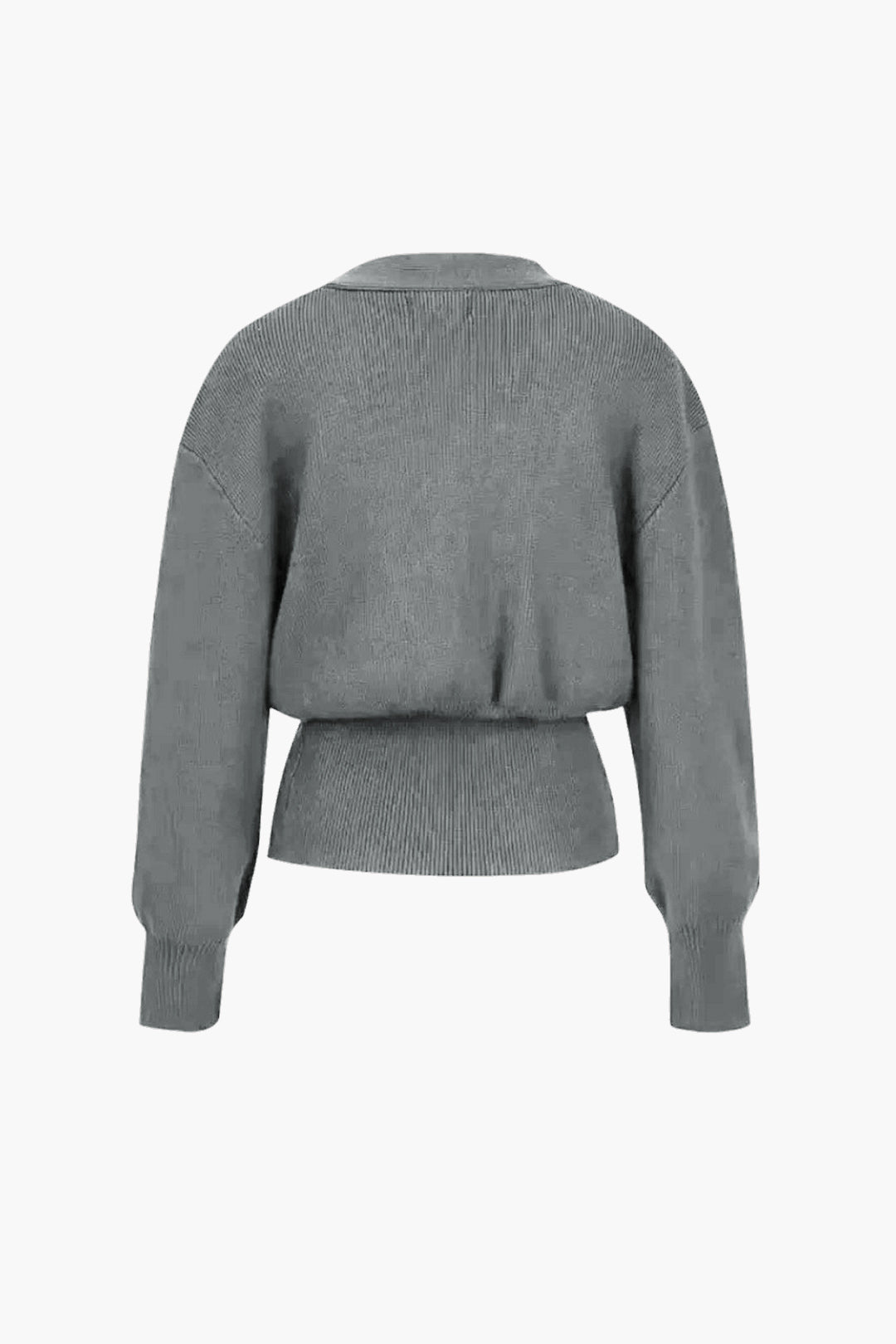 Zarelle | Elegante Strickjacke für Damen - Goldknopf-Detail, schicker Pullover