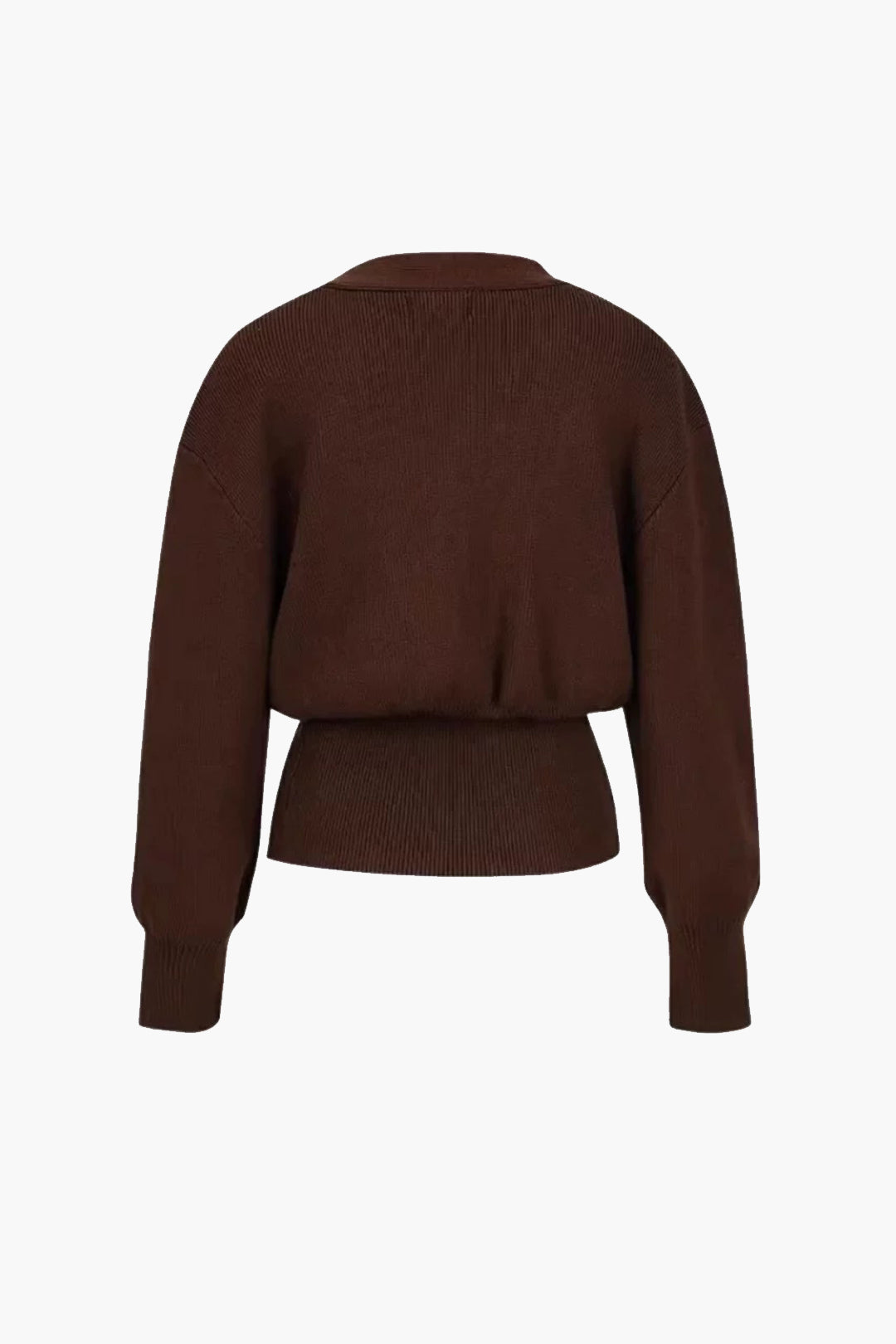 Zarelle | Elegante Strickjacke für Damen - Goldknopf-Detail, schicker Pullover