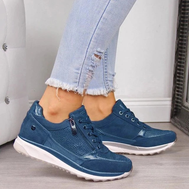 Teyana | Orthopädische Walking-Sneakers für Frauen - Fußgewölbeunterstützung, bequeme Schuhe