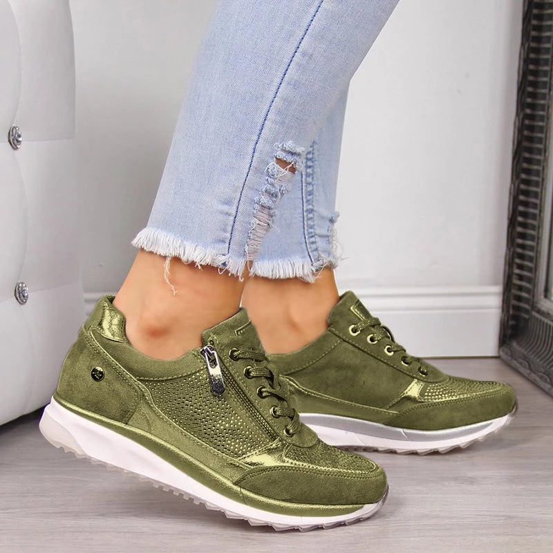 Teyana | Orthopädische Walking-Sneakers für Frauen - Fußgewölbeunterstützung, bequeme Schuhe