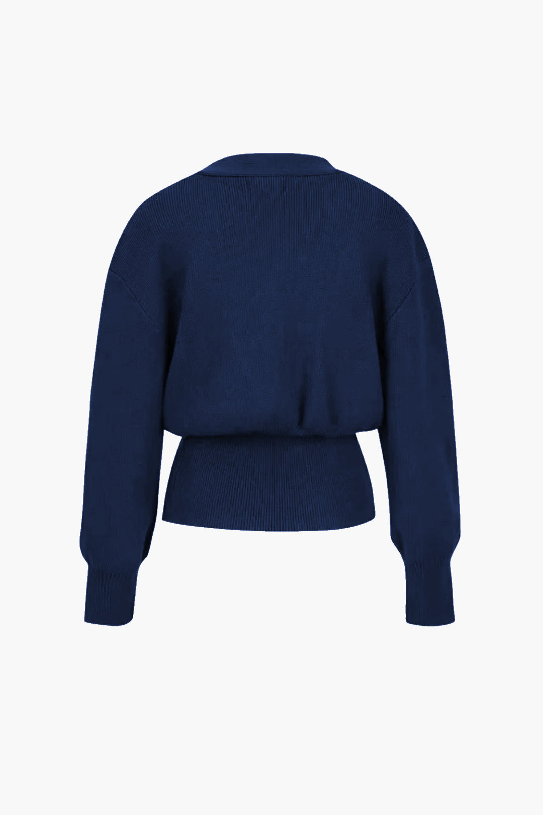 Zarelle | Elegante Strickjacke für Damen - Goldknopf-Detail, schicker Pullover