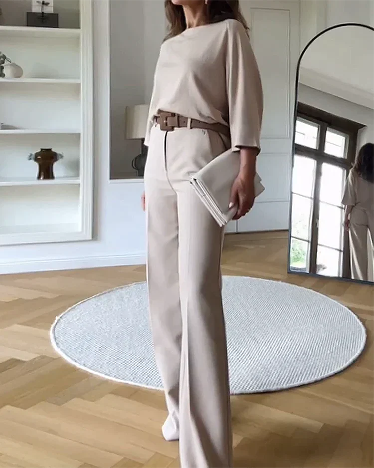 Kamari | Smart Casual 2-teiliges Set für Damen - Lounge-, Büro- und Reise-Outfit